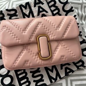 NWT Marc Jacobs The Quilted Leather J Marc Shoulder Bag